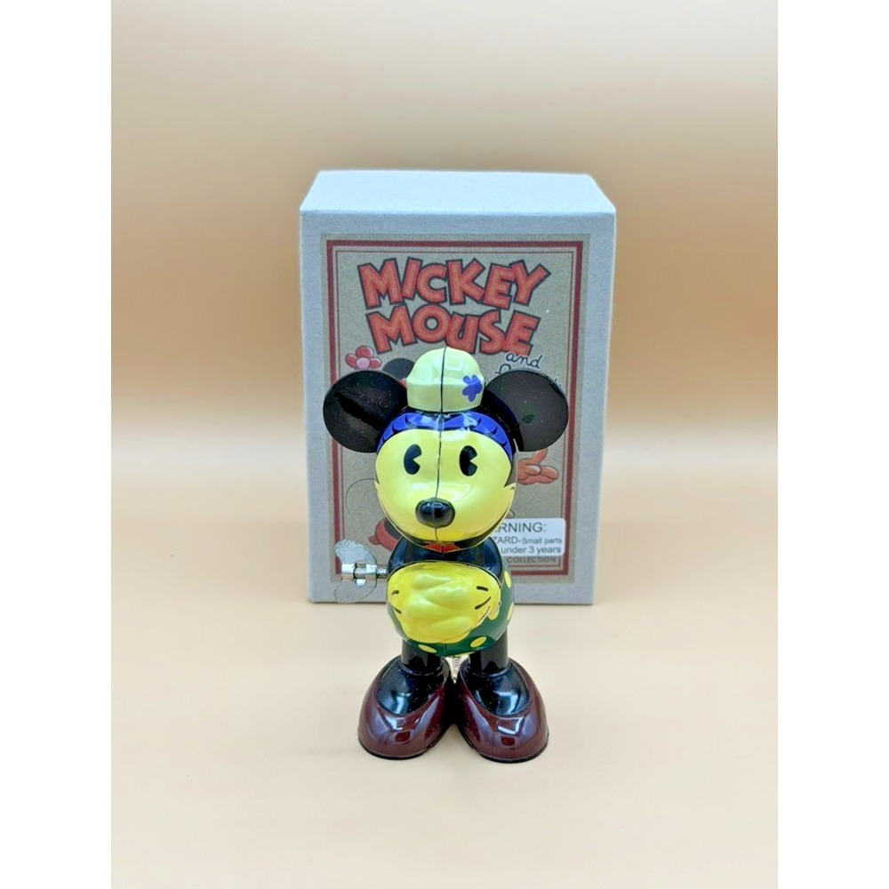 Schylling Disney Minnie Mouse #60070 Tin Wind-Up Toy Retro Collection w/ Box